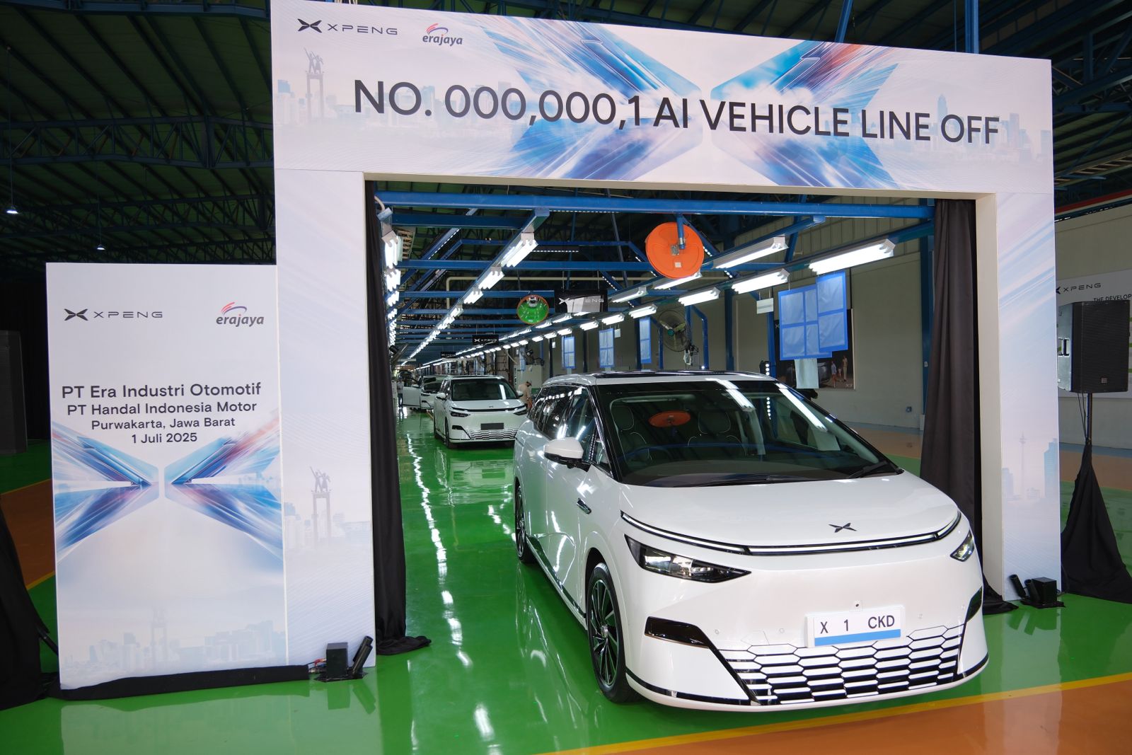 Produksi Mobil listrik Xpeng