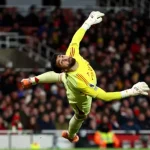 David Raya Arsenal melakukan penyelamatan sensasional saat melawan Brighton