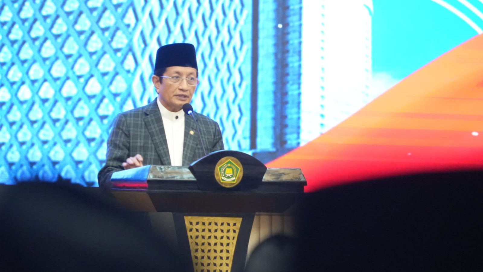 Menag memaparkan konsep kurikulum berbasis cinta