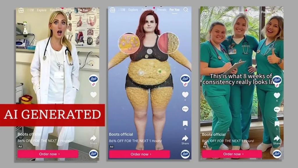 TikTok removes AI weight loss ads dari akun palsu Boots