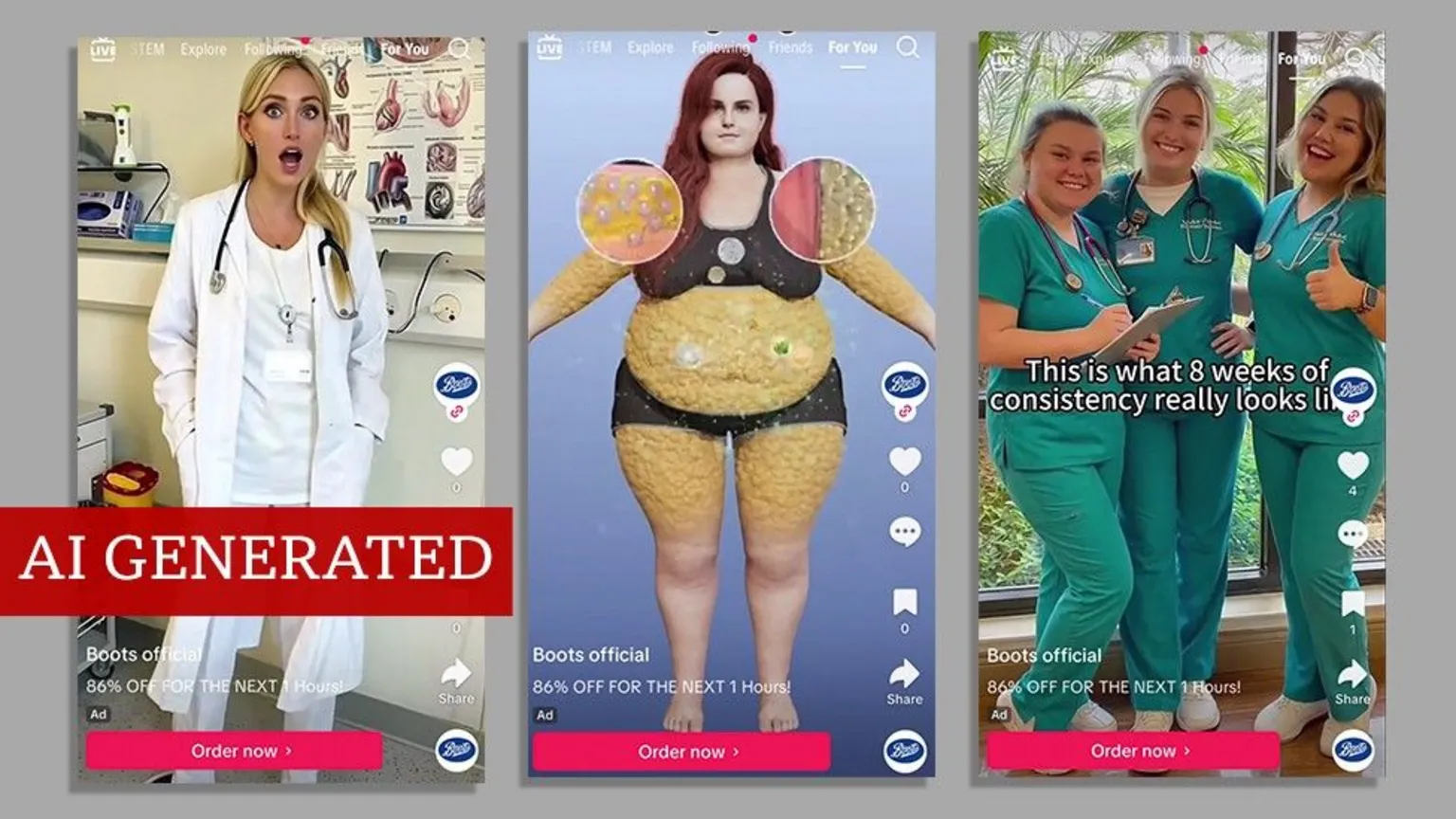 TikTok removes AI weight loss ads dari akun palsu Boots