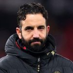 Ruben Amorim saat mendampingi Manchester United di pinggir lapangan