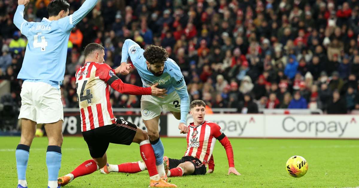 Aksi Sunderland vs Manchester City 0-0 di Premier League